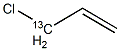 Allyl  chloride-1-13C 结构式