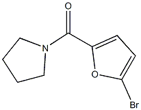 (5-bromo-2-furyl)(1-pyrrolidinyl)methanone 结构式