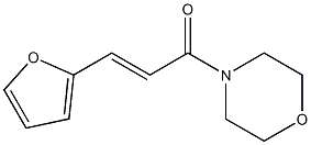 (E)-3-(2-furyl)-1-(4-morpholinyl)-2-propen-1-one 结构式