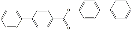 [1,1'-biphenyl]-4-yl [1,1'-biphenyl]-4-carboxylate 结构式