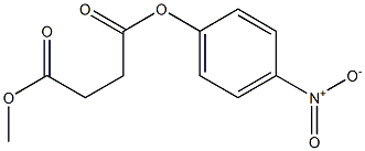 1-methyl 4-(4-nitrophenyl) succinate 结构式