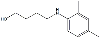 4-(2,4-dimethylanilino)-1-butanol 结构式