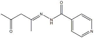 N'-[(E)-1-methyl-3-oxobutylidene]isonicotinohydrazide 结构式