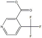 4-三氟甲基烟酸甲酯 结构式