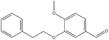 4-methoxy-3-phenethoxybenzaldehyde 结构式