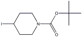 tert-butyl 4-iodotetrahydro-1(2H)-pyridinecarboxylate 结构式