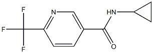 N-cyclopropyl-6-(trifluoromethyl)nicotinamide 结构式