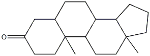 10,13-dimethyltetradecahydro-1H-cyclopenta[a]phenanthren-3(2H)-one 结构式
