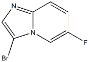 3-溴-6-氟咪唑并[1,2-A]吡啶 结构式