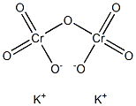 重铬酸钾溶液,1/24 MOL/L (0,25 N) 结构式