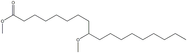 9-Methoxystearic acid methyl ester 结构式