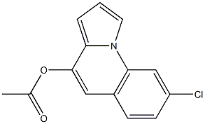Acetic acid 8-chloropyrrolo[1,2-a]quinolin-4-yl ester 结构式