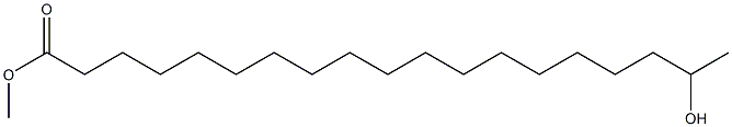 18-Hydroxynonadecanoic acid methyl ester 结构式