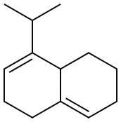 1,2,4a,5,6,7-Hexahydro-4-isopropylnaphthalene 结构式