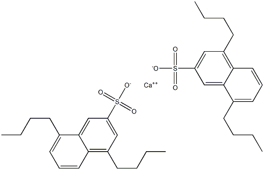 Bis(4,8-dibutyl-2-naphthalenesulfonic acid)calcium salt 结构式