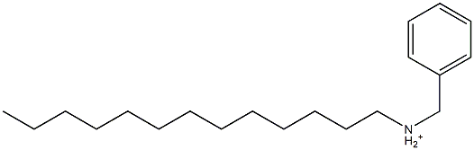 Tridecylbenzylaminium 结构式