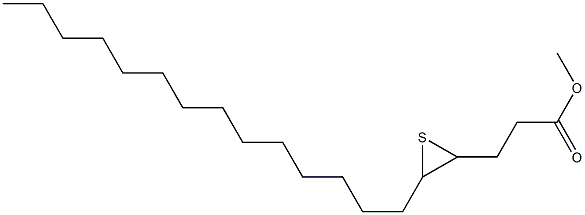 4,5-Epithiononadecanoic acid methyl ester 结构式