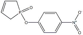 1-(4-Nitrophenoxy)-2,5-dihydro-1H-phosphole 1-oxide 结构式