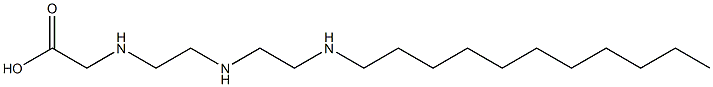 N-[2-[2-(Undecylamino)ethylamino]ethyl]glycine 结构式