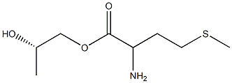 (S)-2-Amino-4-(methylthio)butanoic acid 2-hydroxypropyl ester 结构式