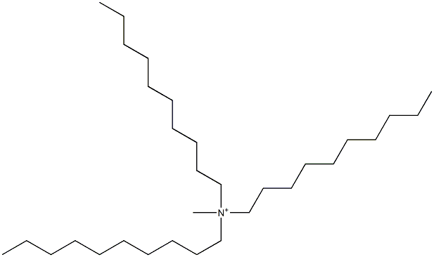 Methyltrisdecylaminium 结构式