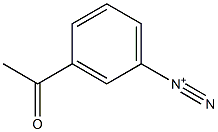 3-Acetylbenzenediazonium 结构式