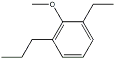 1-Methoxy-2-ethyl-6-propylbenzene 结构式