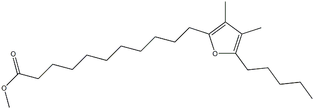 12,15-Epoxy-13,14-dimethyl-12,14-icosadienoic acid methyl ester 结构式