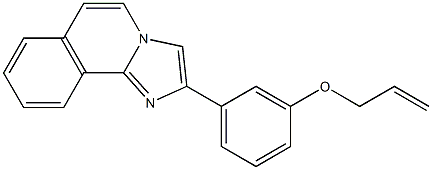 2-(m-Allyloxyphenyl)imidazo[2,1-a]isoquinoline 结构式