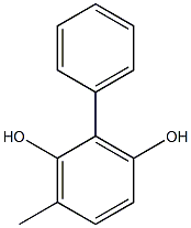 2-Phenyl-6-methylbenzene-1,3-diol 结构式