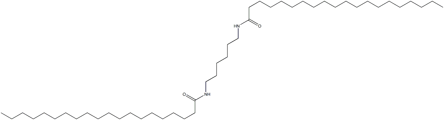 N,N'-(1,6-Hexanediyl)bis(icosanamide) 结构式