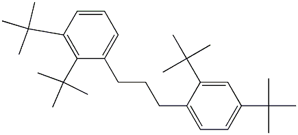 1-(2,3-Di-tert-butylphenyl)-3-(2,4-di-tert-butylphenyl)propane 结构式