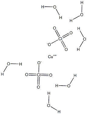 Copper diperchlorate hexahydrate 结构式