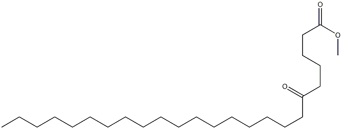 6-Oxotetracosanoic acid methyl ester 结构式