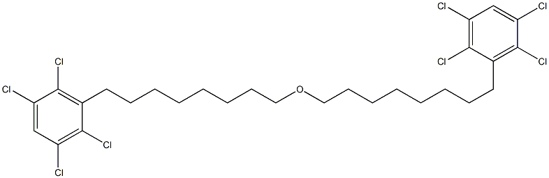 2,3,5,6-Tetrachlorophenyloctyl ether 结构式