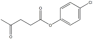 3-Acetylpropionic acid 4-chlorophenyl ester 结构式