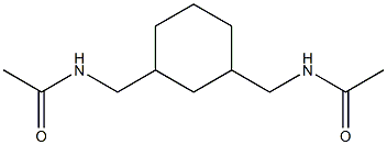 1,3-Bis(acetylaminomethyl)cyclohexane 结构式