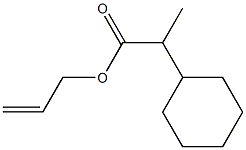 2-Cyclohexylpropionic acid allyl ester 结构式