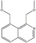 1,8-Bis(methoxymethyl)isoquinoline 结构式