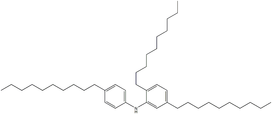 4,2',5'-Trisdecyl[iminobisbenzene] 结构式