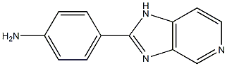 4-[1H-Imidazo[4,5-c]pyridin-2-yl]aniline 结构式