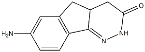 7-Amino-4,4a-dihydro-5H-indeno[1,2-c]pyridazin-3(2H)-one 结构式