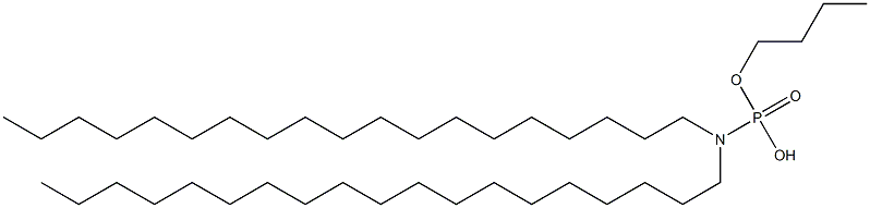 N,N-Dinonadecylamidophosphoric acid hydrogen butyl ester 结构式