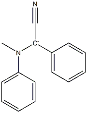 Phenyl(N-methylphenylamino)cyanomethanide 结构式
