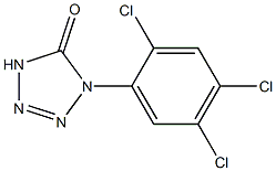 1-(2,4,5-Trichlorophenyl)-1H-tetrazol-5(4H)-one 结构式