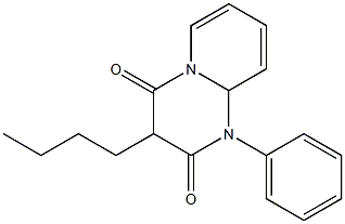 1-Phenyl-3-butyl-1,9a-dihydro-2H-pyrido[1,2-a]pyrimidine-2,4(3H)-dione 结构式