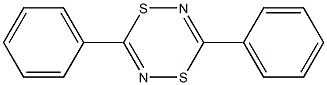 3,6-Diphenyl-1,4,2,5-dithiadiazine 结构式