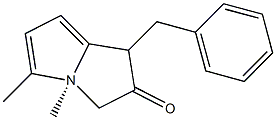 (4S,5S)-1-Benzyl-4,5-dimethyl-2-pyrrolizinone 结构式