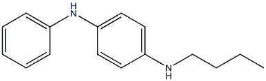 N-Butyl-N'-phenyl-p-phenylenediamine 结构式