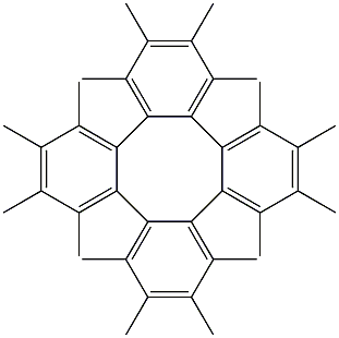 Hexadecamethyltetraphenylene 结构式